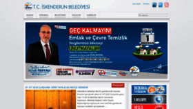 What Iskenderun.bel.tr website looked like in 2020 (3 years ago)