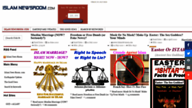 What Islamnewsroom.com website looked like in 2020 (3 years ago)