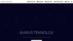 What Ikarusteknoloji.com website looked like in 2020 (3 years ago)