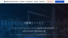 What Isospace.fr website looked like in 2020 (3 years ago)