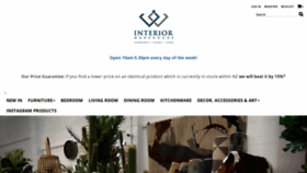 What Interiorwarehouse.co.nz website looked like in 2020 (3 years ago)