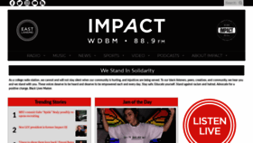 What Impact89fm.org website looked like in 2020 (3 years ago)