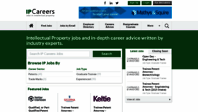 What Ipcareers.co.uk website looked like in 2020 (3 years ago)