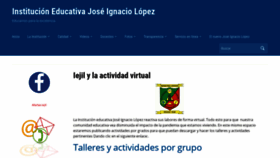 What Iejoseignaciolopez.edu.co website looked like in 2020 (3 years ago)