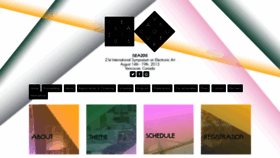 What Isea2015.org website looked like in 2020 (5 years ago)