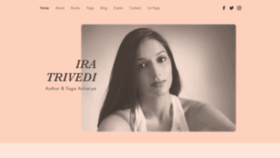 What Iratrivedi.in website looked like in 2020 (3 years ago)