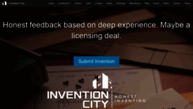 What Inventioncity.com website looked like in 2020 (3 years ago)
