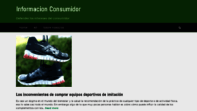 What Informacionconsumidor.com website looked like in 2020 (3 years ago)