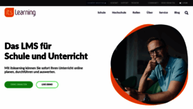 What Itslearning.de website looked like in 2020 (3 years ago)