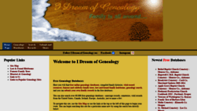 What Idreamof.com website looked like in 2020 (3 years ago)