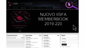 What Iisfa.net website looked like in 2020 (3 years ago)