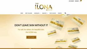 What Ilona.com website looked like in 2020 (3 years ago)