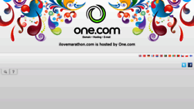 What Ilovemarathon.com website looked like in 2020 (3 years ago)