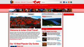 What Indianchieftravel.com website looked like in 2020 (3 years ago)
