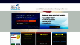 What Infocentrum.ro website looked like in 2020 (3 years ago)