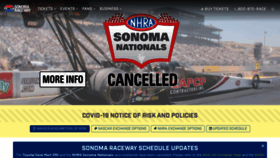 What Infineonraceway.com website looked like in 2020 (3 years ago)