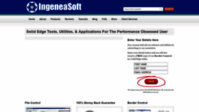 What Ingeneasoft.com website looked like in 2020 (3 years ago)
