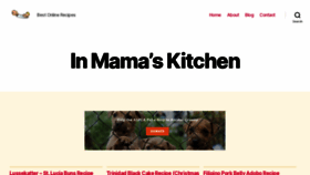 What Inmamaskitchen.com website looked like in 2020 (3 years ago)