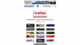 What Inmotionmagazine.com website looked like in 2020 (3 years ago)