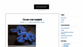 What Innocente.ro website looked like in 2020 (3 years ago)