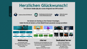 What Inside-php.de website looked like in 2020 (3 years ago)