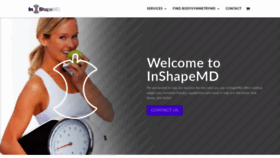 What Inshapemd.com website looked like in 2020 (3 years ago)