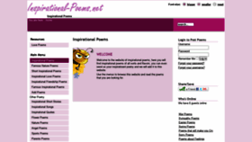 What Inspirational-poems.net website looked like in 2020 (3 years ago)