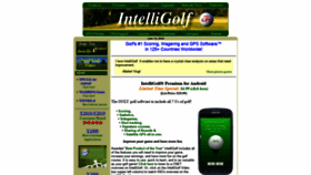 What Intelligolf.com website looked like in 2020 (3 years ago)