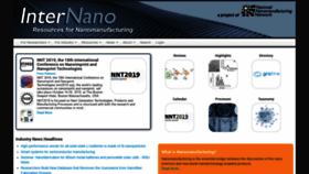 What Internano.org website looked like in 2020 (3 years ago)