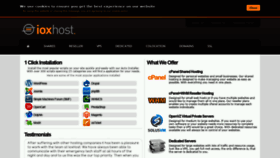 What Ioxhost.co.uk website looked like in 2020 (3 years ago)