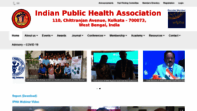 What Iphaonline.org website looked like in 2020 (3 years ago)