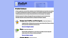 What Ipodsoft.com website looked like in 2020 (3 years ago)