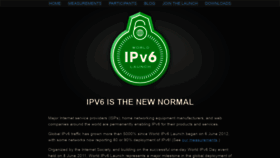 What Ipv6.org website looked like in 2020 (3 years ago)