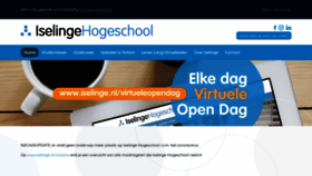What Iselinge.nl website looked like in 2020 (3 years ago)