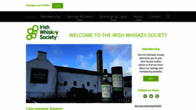 What Irishwhiskeysociety.com website looked like in 2020 (3 years ago)
