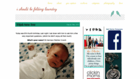 What Ishouldbefoldinglaundry.com website looked like in 2020 (3 years ago)