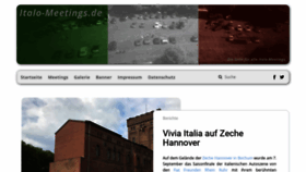 What Italo-meetings.de website looked like in 2020 (3 years ago)