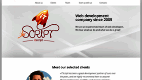 What Itscript.com website looked like in 2020 (3 years ago)