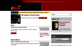 What Iweek.co.za website looked like in 2020 (6 years ago)
