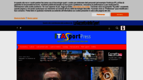What Itasportpress.it website looked like in 2020 (3 years ago)
