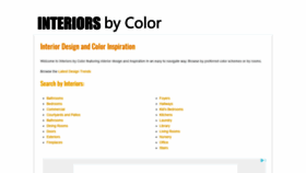 What Interiorsbycolor.com website looked like in 2020 (3 years ago)