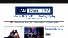 What Iamedwin.live website looked like in 2020 (3 years ago)
