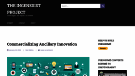 What Ingenesist.com website looked like in 2020 (3 years ago)