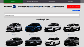 What Inchirieri.net website looked like in 2020 (3 years ago)