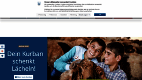 What Islamicrelief.de website looked like in 2020 (3 years ago)