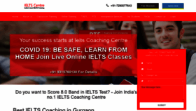 What Ielts-centre.com website looked like in 2020 (3 years ago)