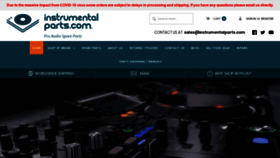 What Instrumentalparts.com website looked like in 2020 (3 years ago)