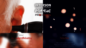 What Interson-protac.com website looked like in 2020 (3 years ago)