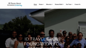 What Idtravelfoundation.org website looked like in 2020 (3 years ago)