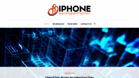 What Iphonebackupextractor.org website looked like in 2020 (3 years ago)